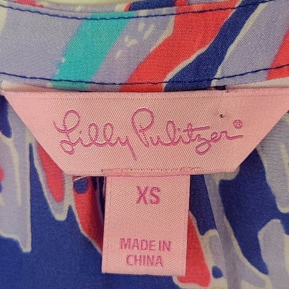 Lilly Pulitzer Iris Blue Shrimply Chic - Picture 7 of 9